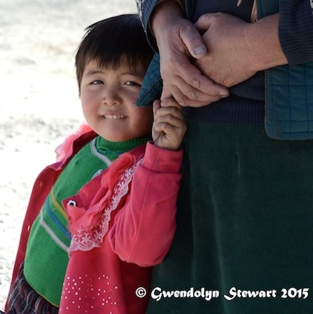 No. 1 Glacier Gatekeeper & Child, Xinjiang, China, Photographed by Gwendolyn Stewart, c. 2016; All Rights Reserved
